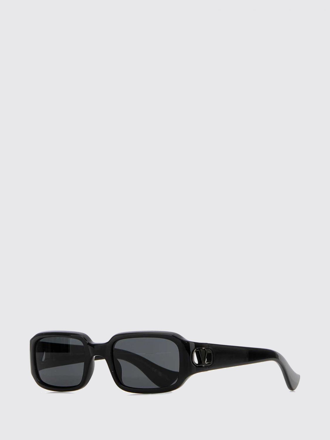 VALENTINO VALENTINO GARAVANI Square Acetate Sunglasses with Ruthenium Finishing　VALENTINO GARAVANI ルテニウム仕上げのスクエア アセテート サングラス