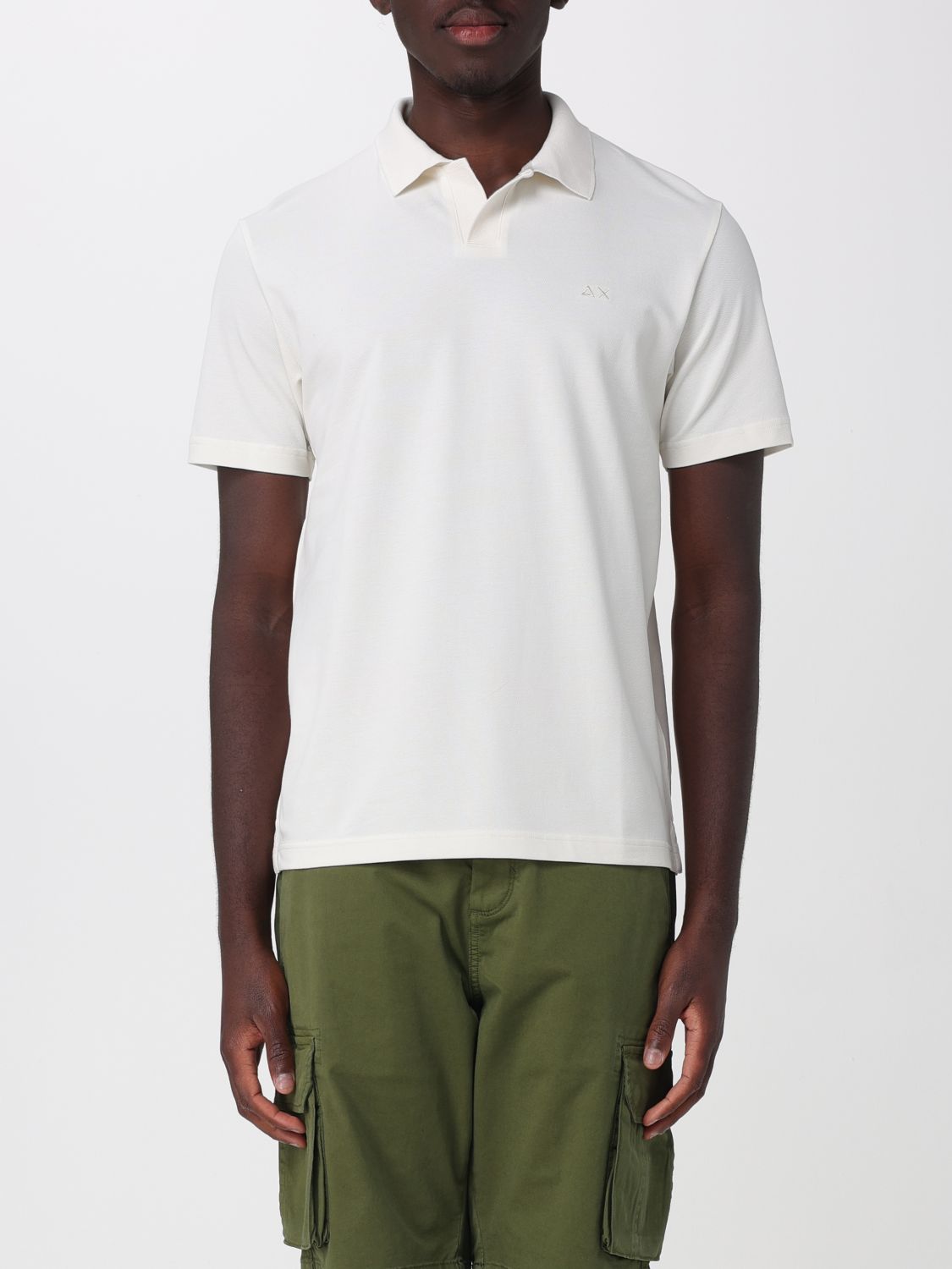 SUN68 Polo in cotone con logo