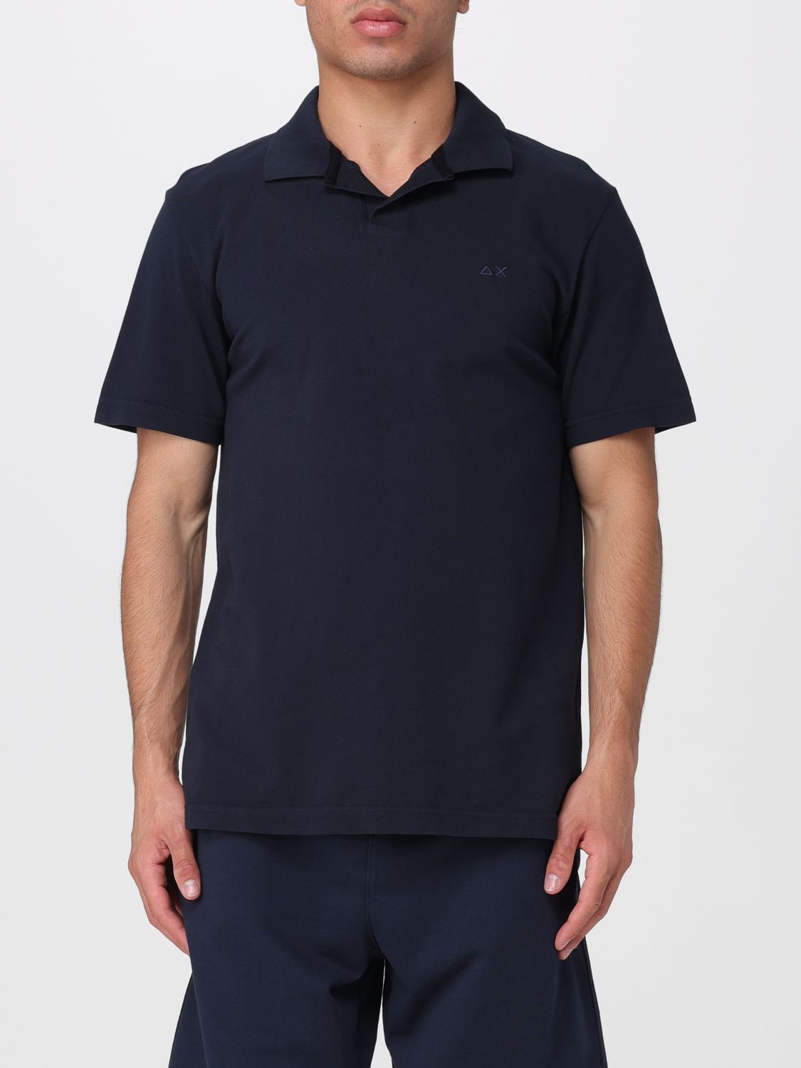 SUN68 Polo in cotone con logo