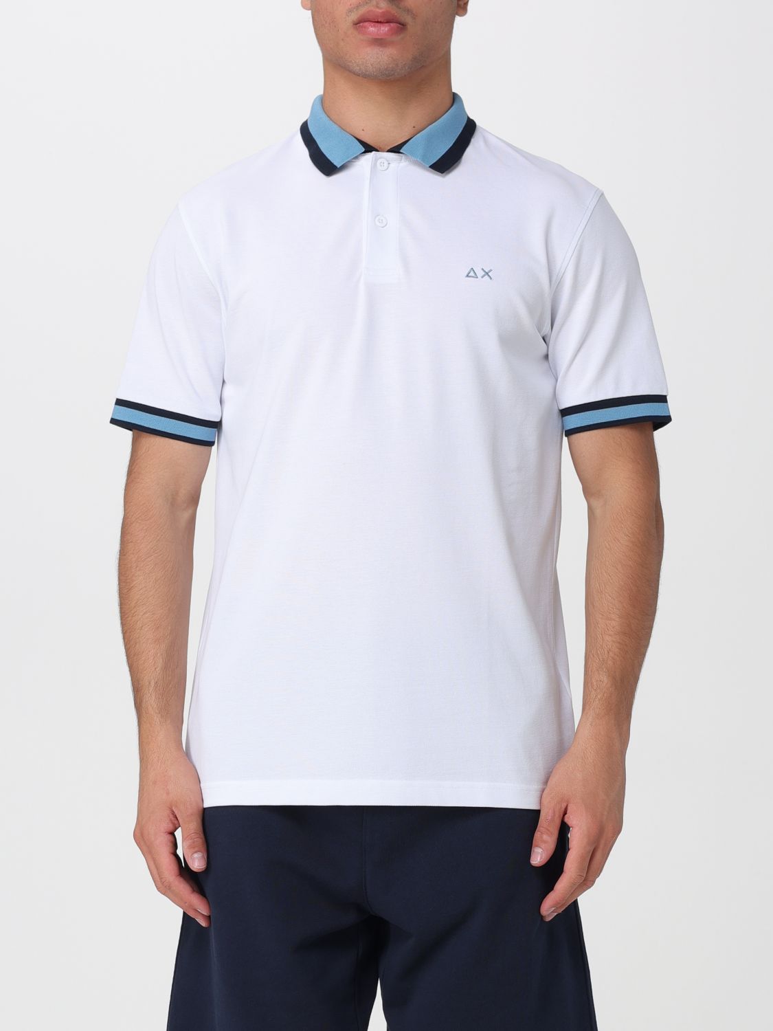 SUN68 Polo in cotone con logo
