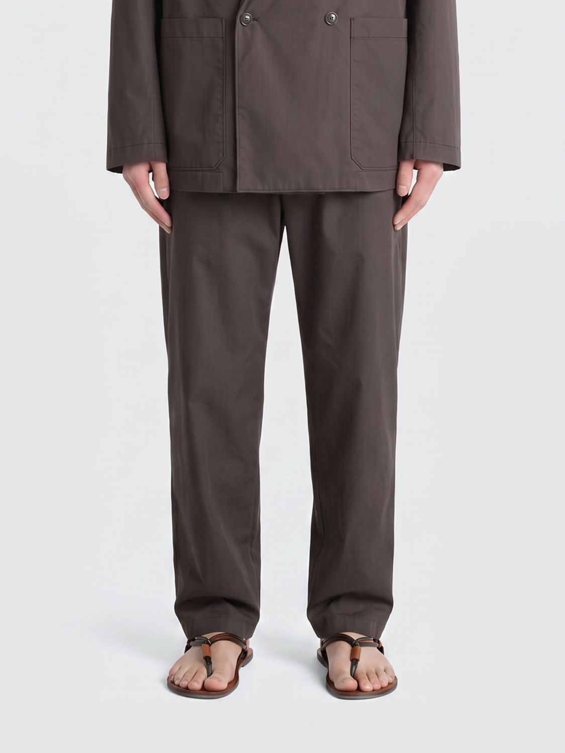 LEMAIRE Pantaloni Uomo colore Marrone