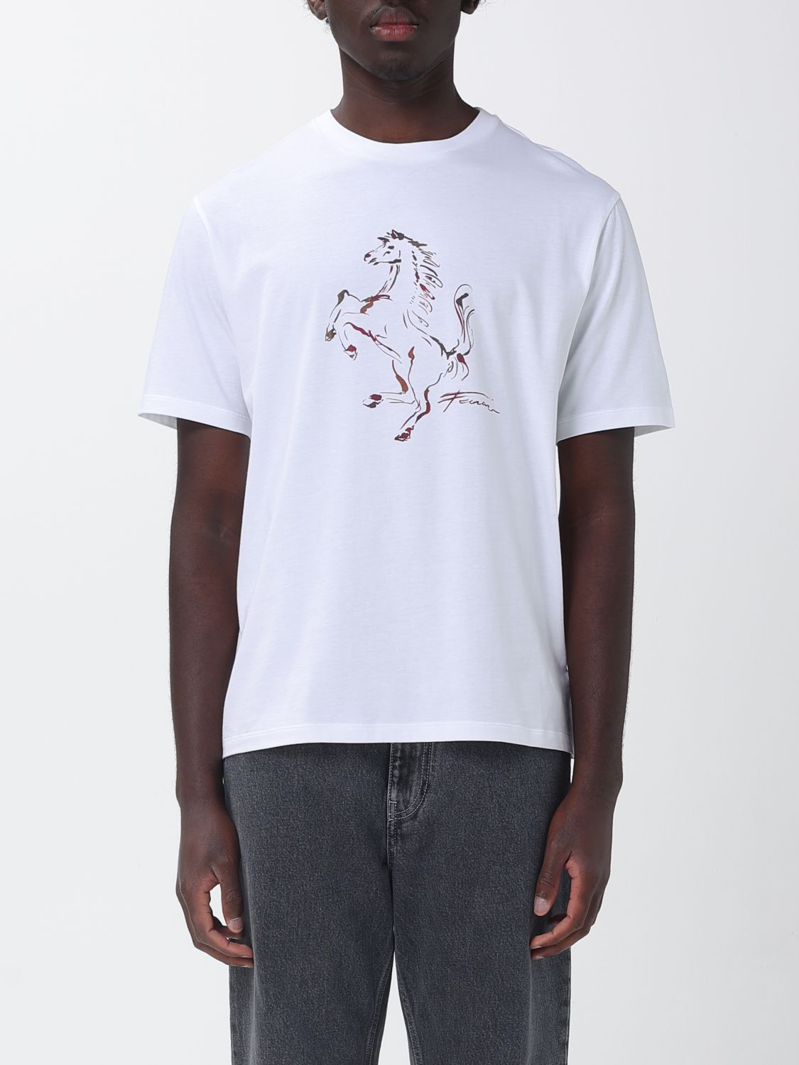 FERRARI T-Shirt Men color White