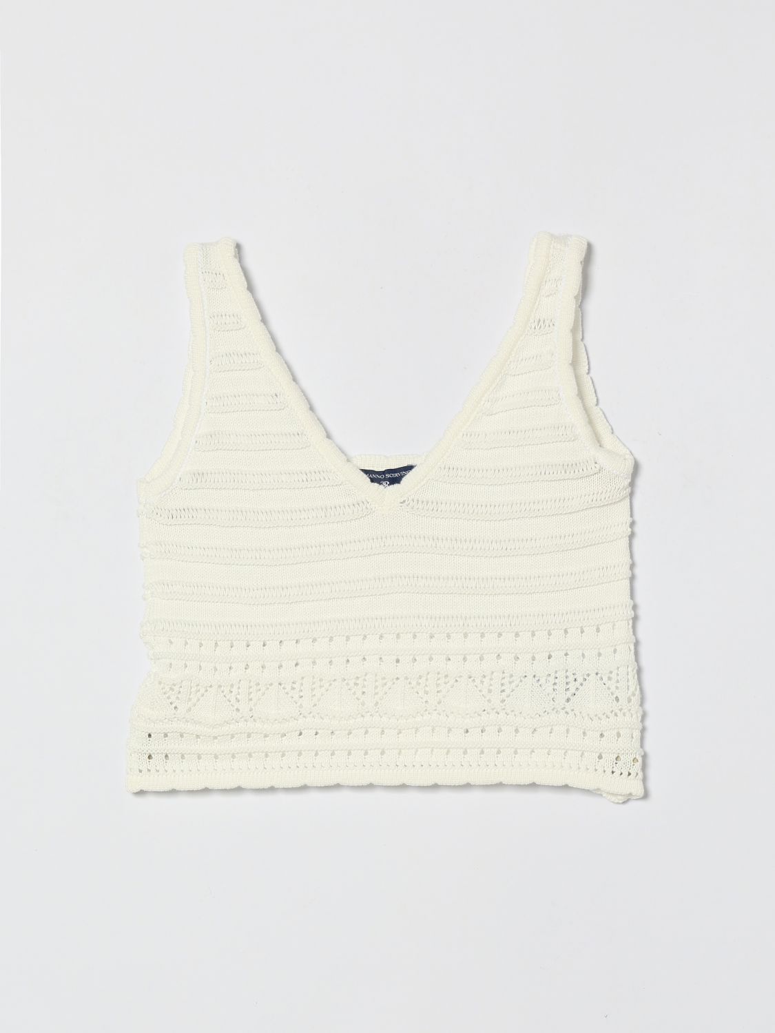 ERMANNO SCERVINO JUNIOR Cotton Knit Top ERMANNO SCERVINO JUNIOR Cotton Knit Top