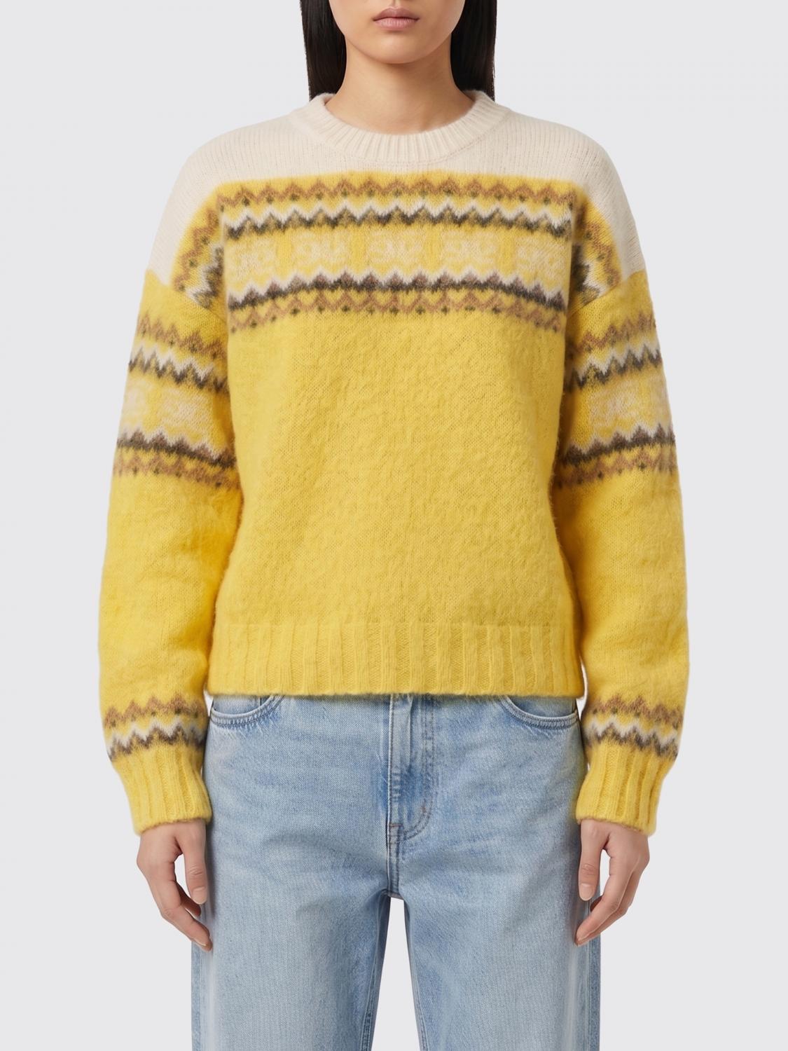 GANNI Sweater Woman color Yellow