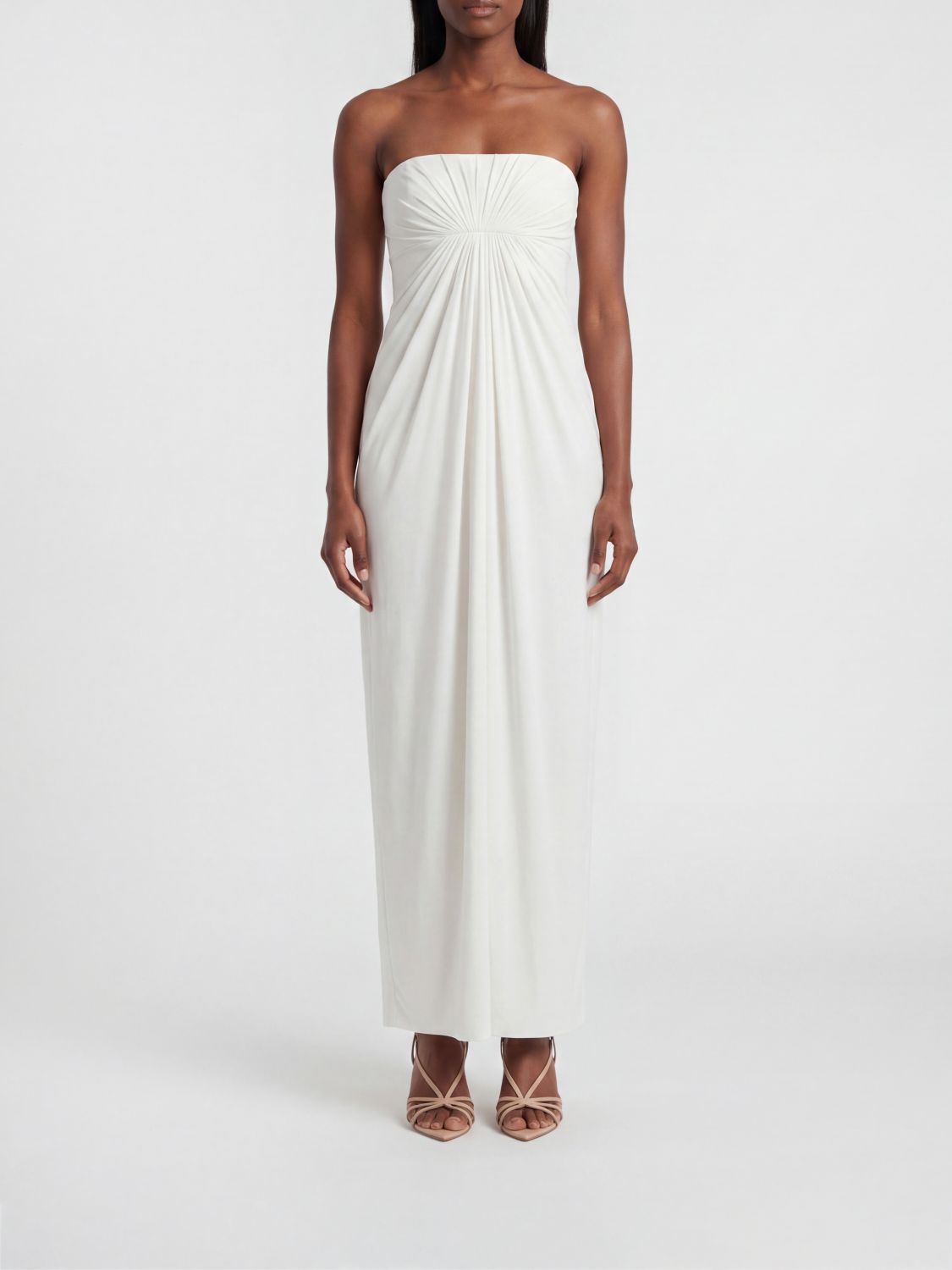 ALBERTA FERRETTI Abito lungo in jersey stretch