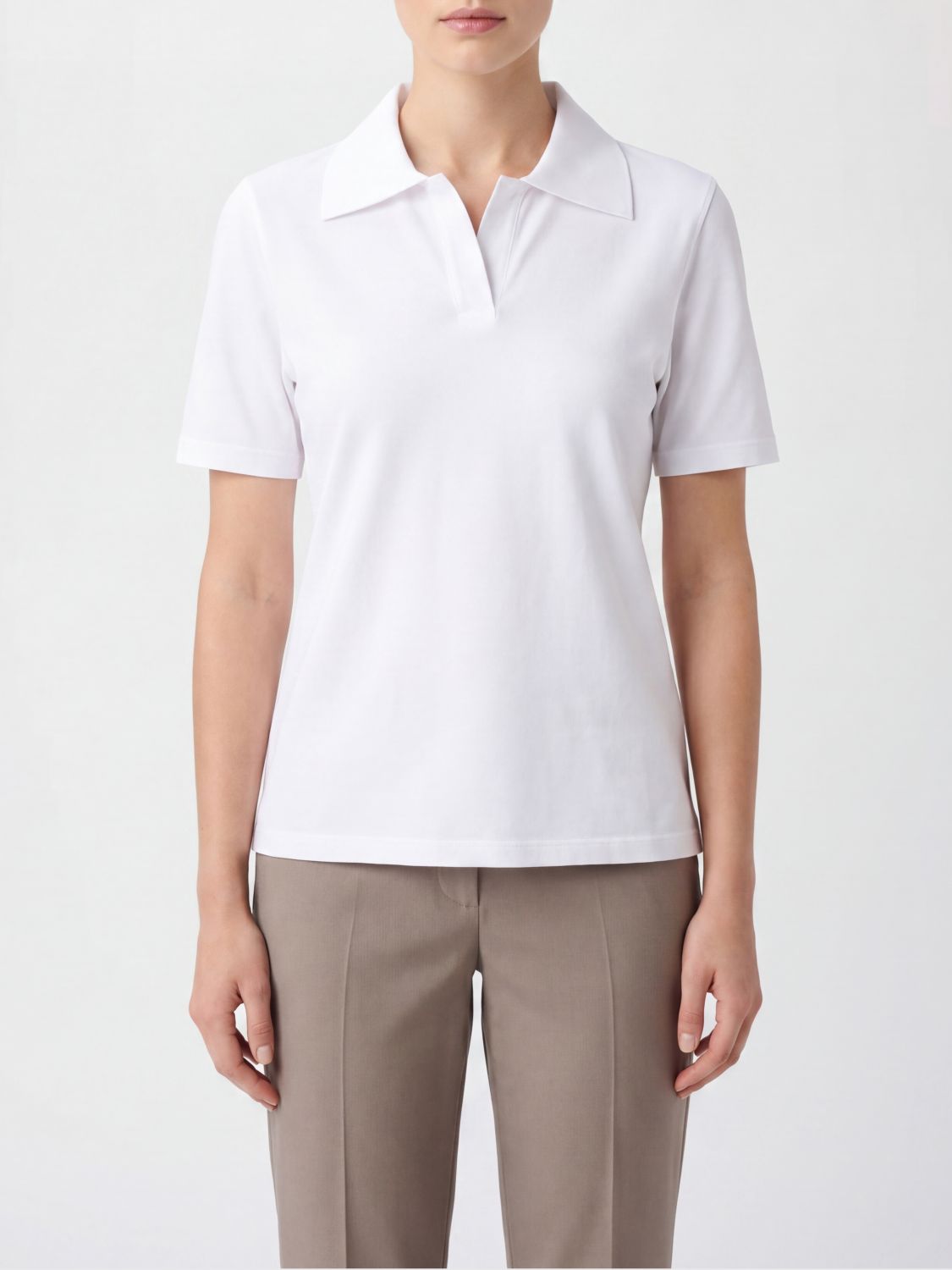Roberto Collina Basic Viscose Blend Polo Shirt · L
