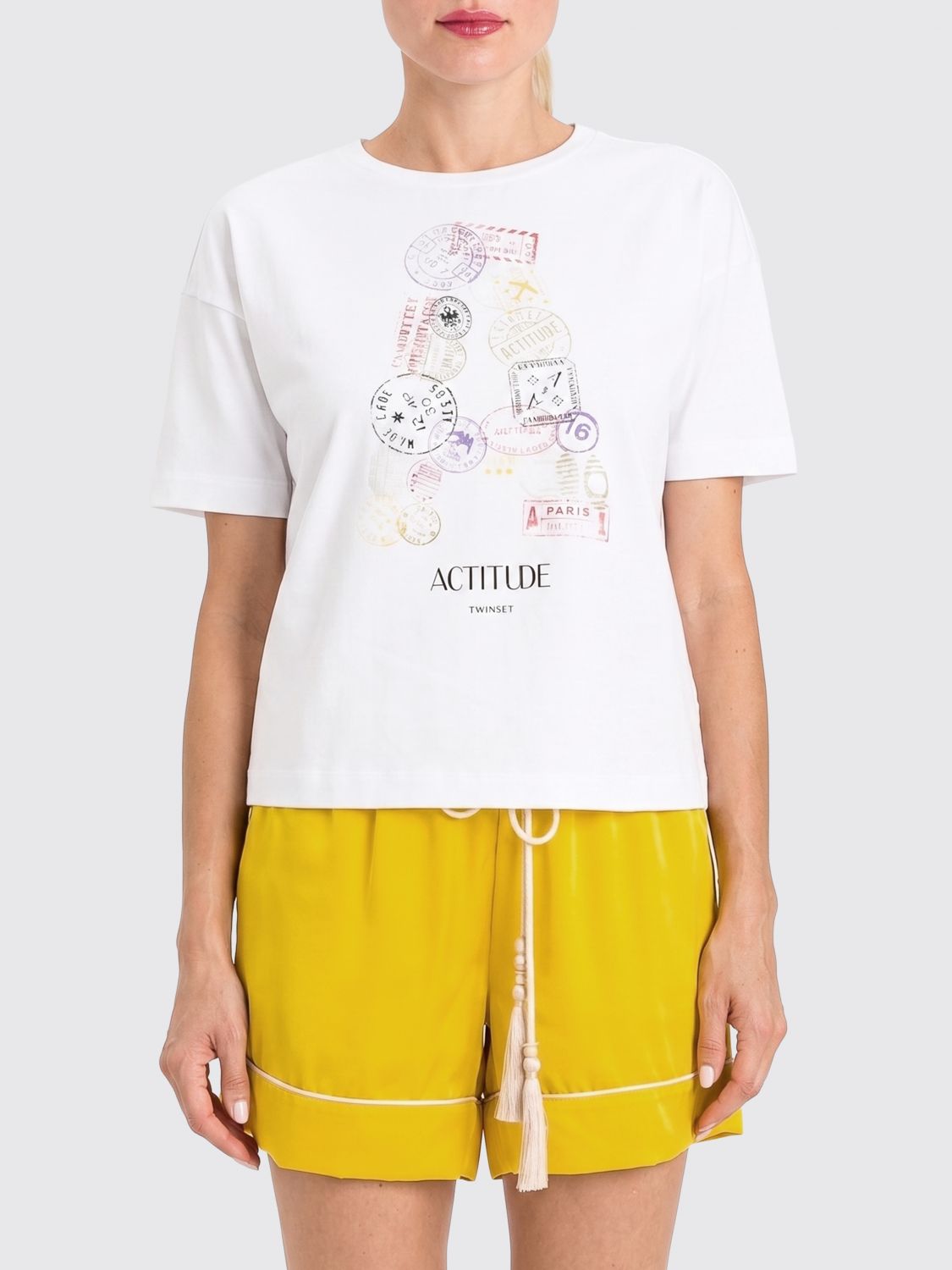 Actitude Twinset Printed Cotton T-shirts