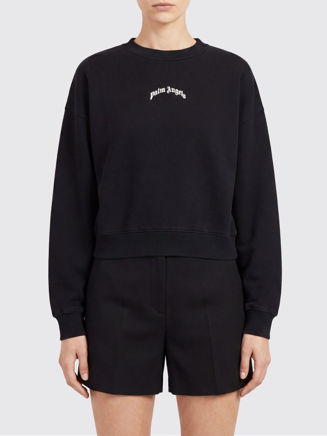 PALM ANGELS Sweatshirt Woman color Black