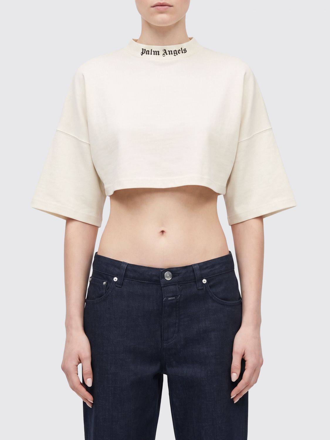 PALM ANGELS Sweater Woman color White