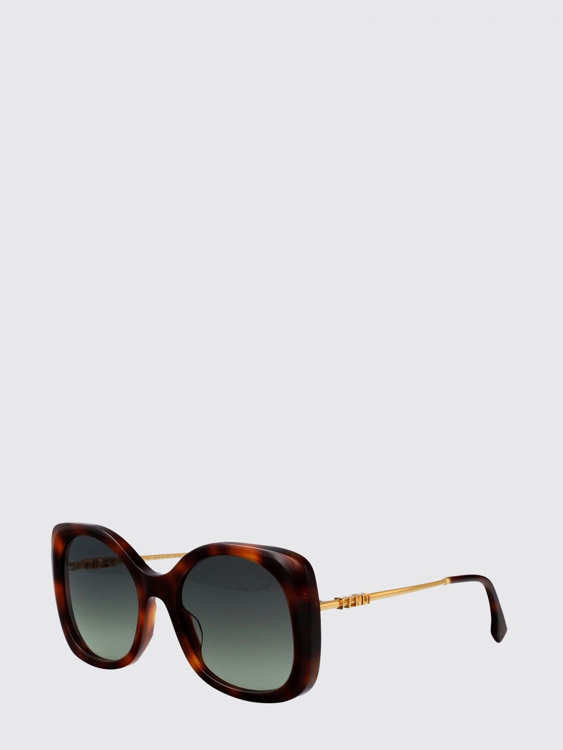 FENDI Occhiali da sole graphy in metallo ed acetato