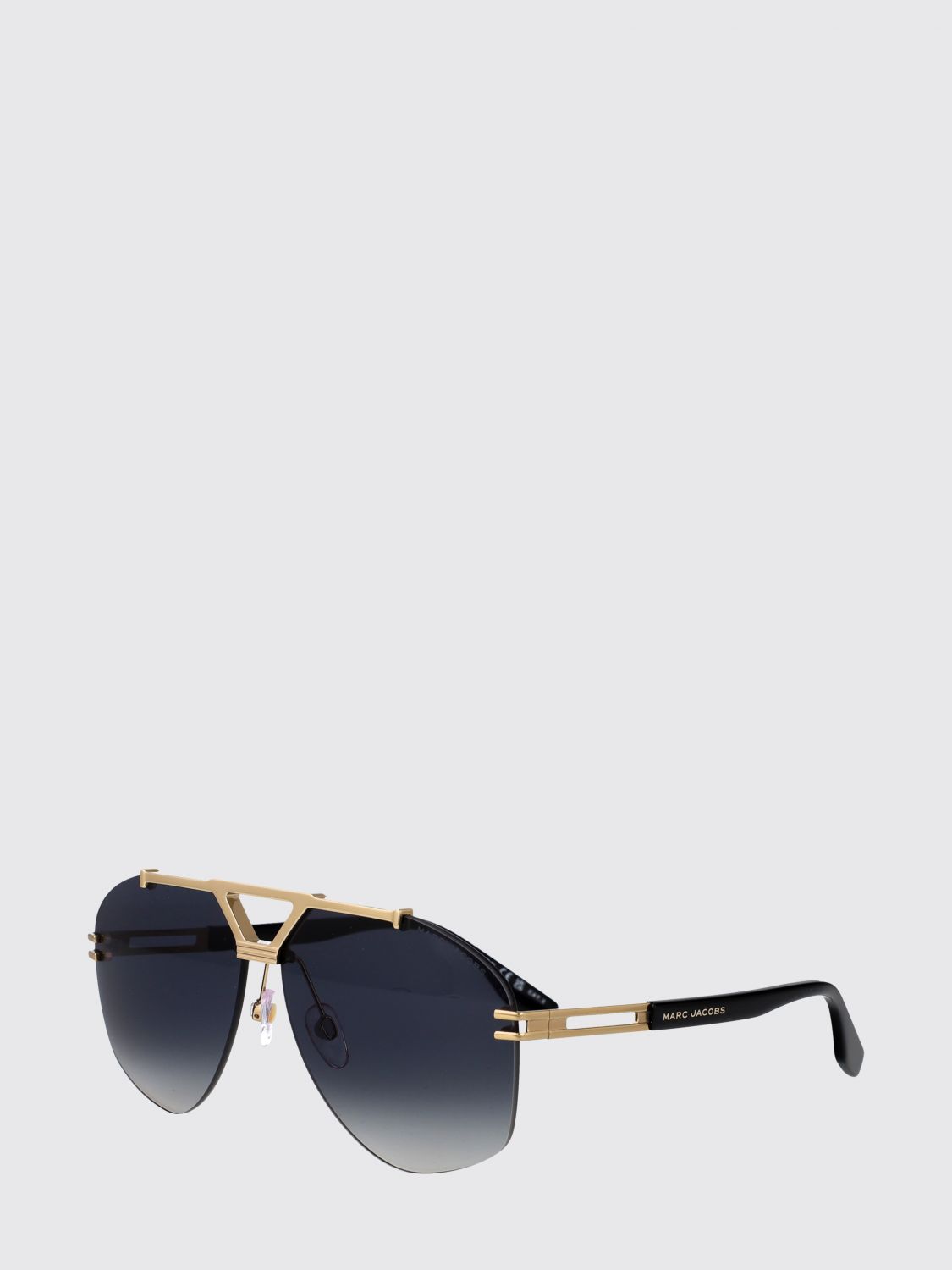 MARC JACOBS titanium aviator sunglasses with double bridge
