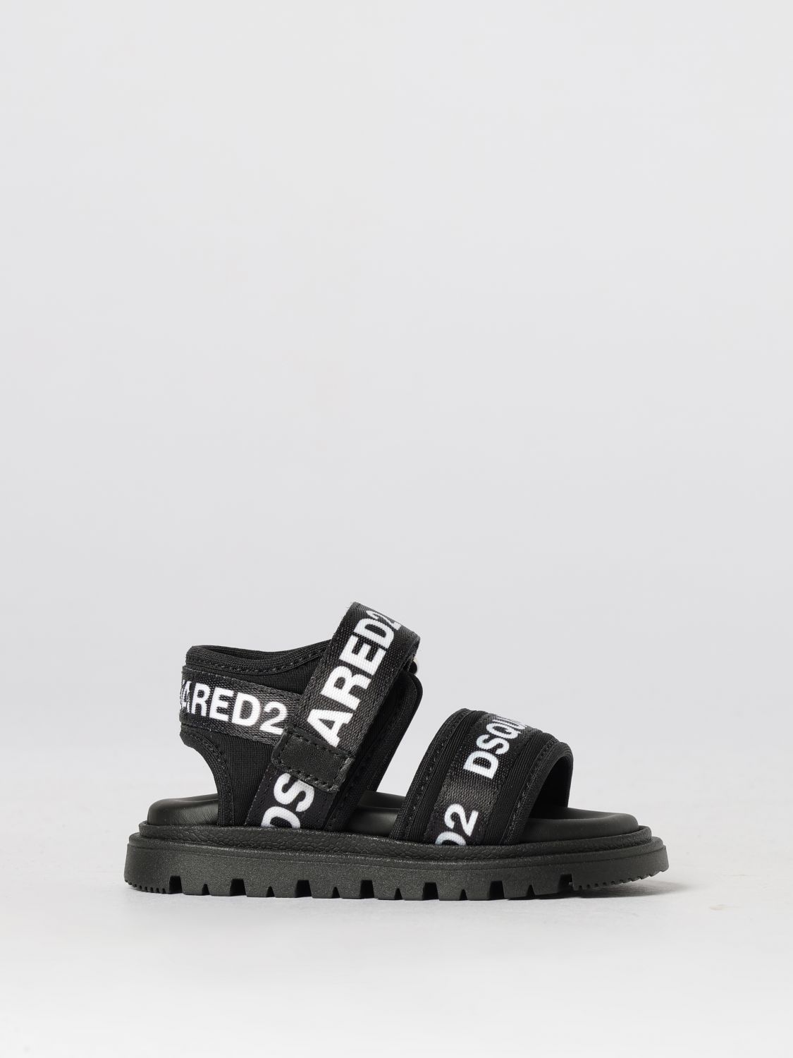 DSQUARED2 Sandalen aus Neopren und Nylon mit Logo-Print