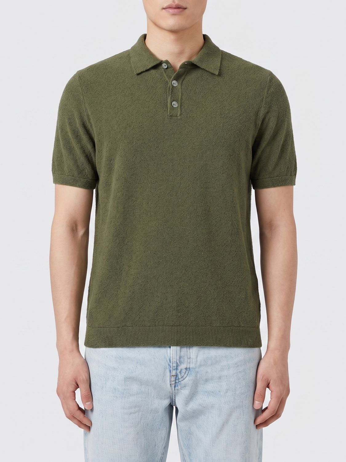 Roberto Collina Cotton Blend Polo Shirt · 54