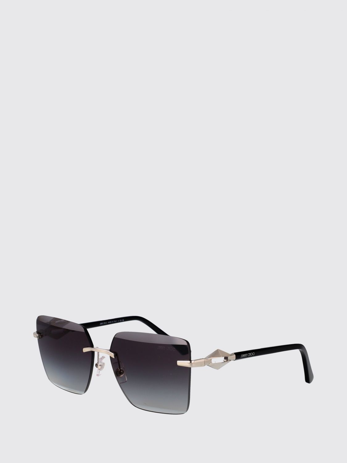 JIMMY CHOO Rectangular Cat-Eye Sunglasses in Metal　JIMMY CHOO レクタングル キャットアイ サングラス (メタル) JIMMY