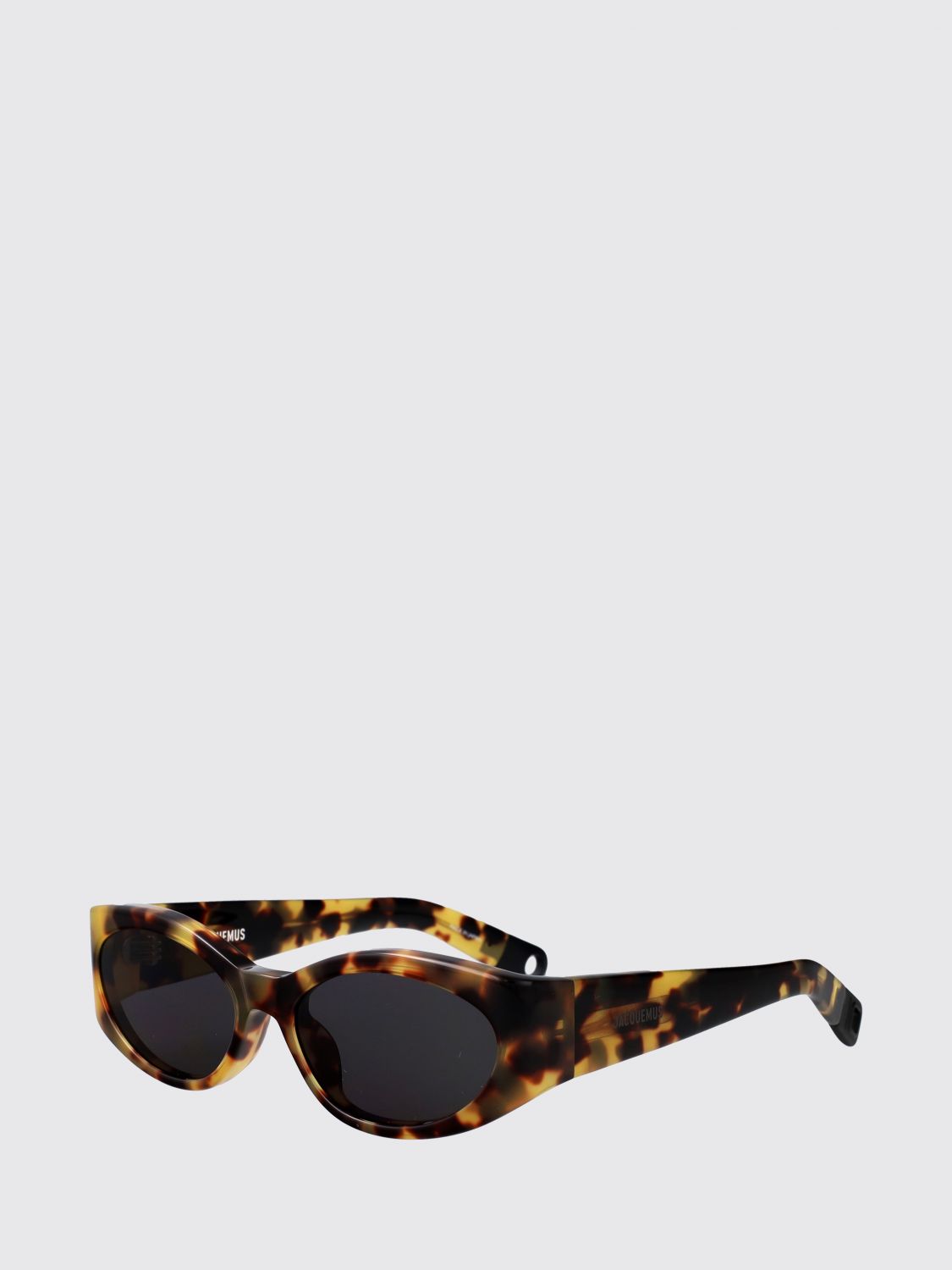 JACQUEMUS JACQUEMUS Oval Cat-Eye Sunglasses in Tortoiseshell Acetate with Dark Lenses　JACQUEMUS オーバル キャットアイ サングラス ダークレンズ付きべっ甲アセテート