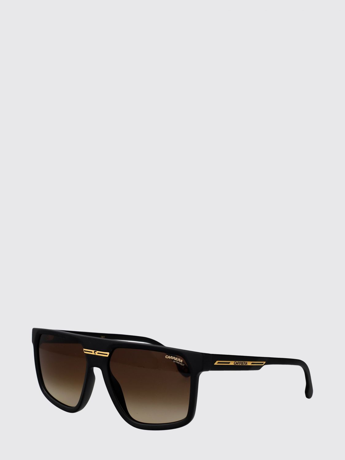 CARRERA Rectangular Aviator Sunglasses in Eco-Polyamide with Amber Lenses