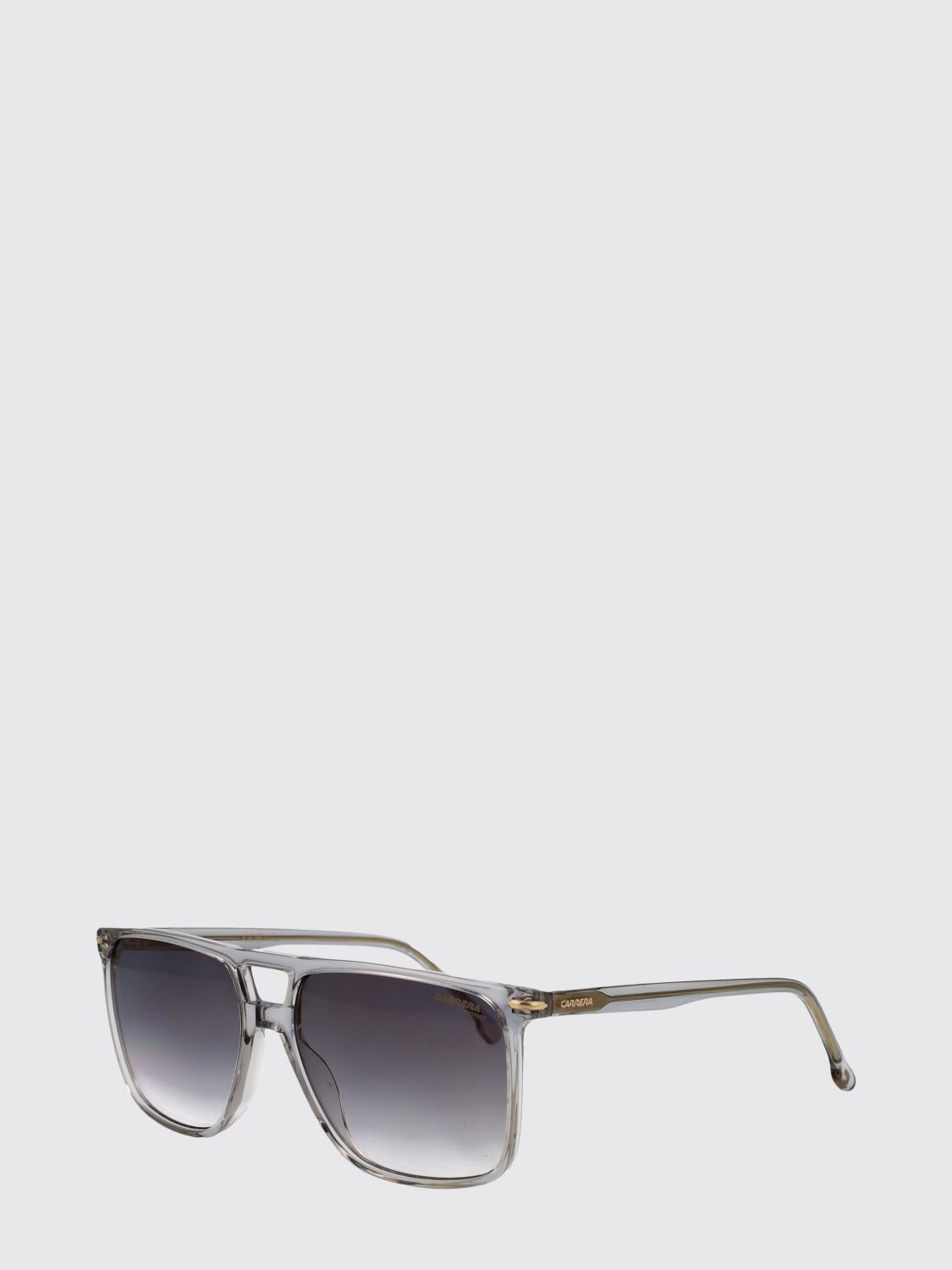CARRERA Aviator Acetate Sunglasses with Double Bridge and Smoked Lenses