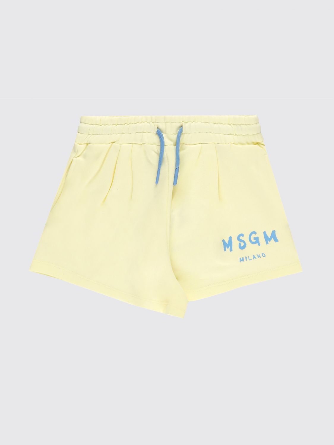 MSGM Boy's Cotton Jogging Shorts with Elasticated Waist　MSGM ボーイズ コットン ジョギング ショーツ 伸縮性ウエスト付き MSGM