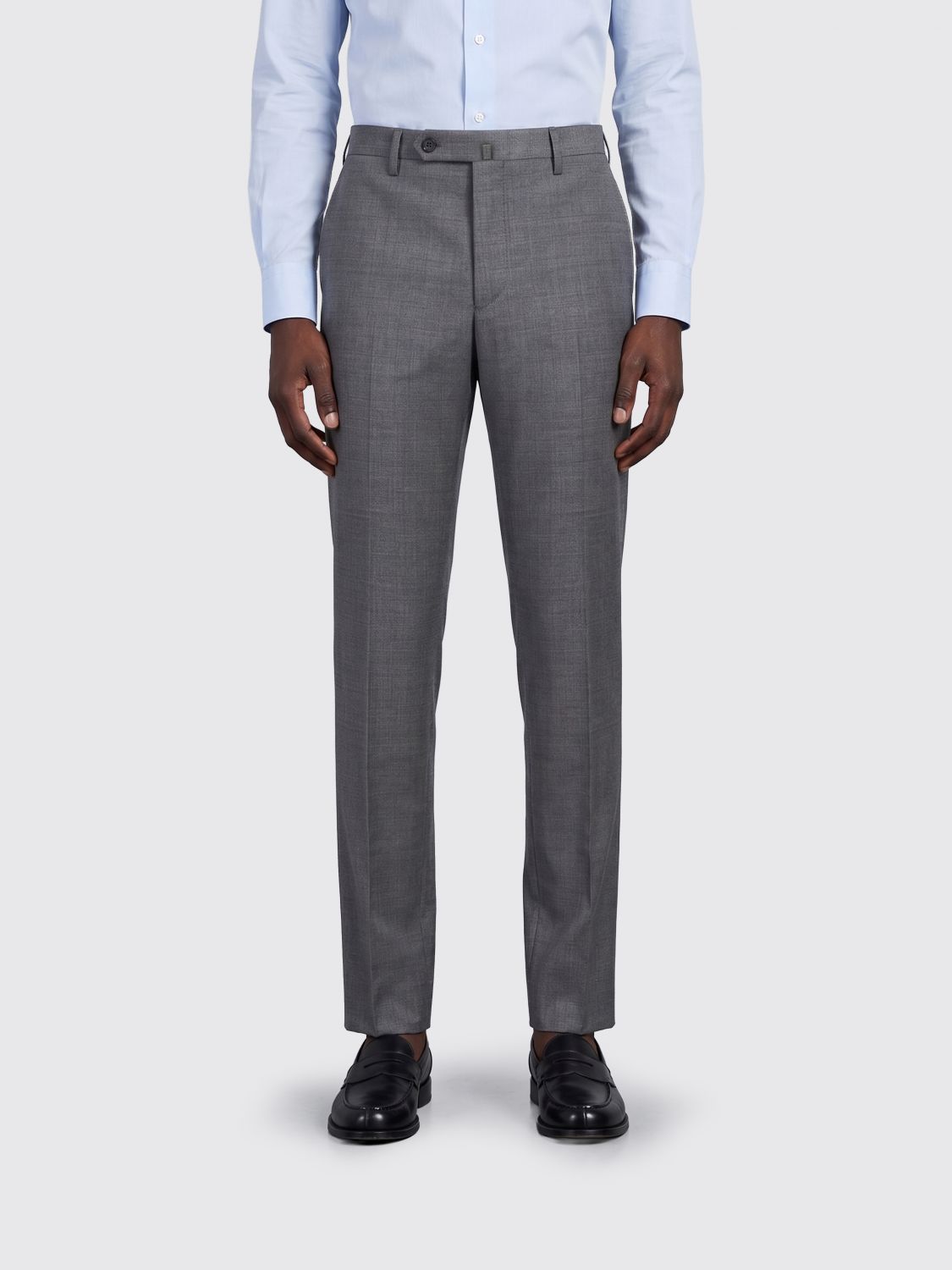 INCOTEX Slim Fit Tailored Trousers in Pure Virgin Wool