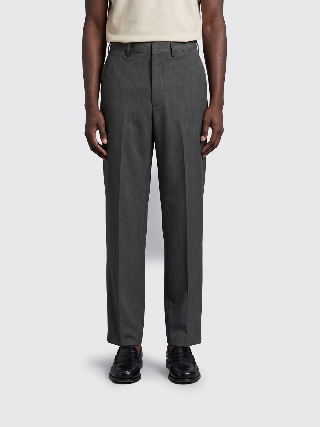 PT TORINO Tailored Trousers in Pure Virgin Wool with Slash Pockets