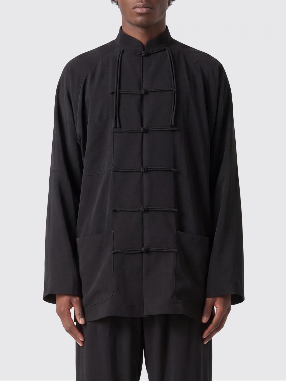 YOHJI YAMAMOTO Giacca alla coreana in poliestere