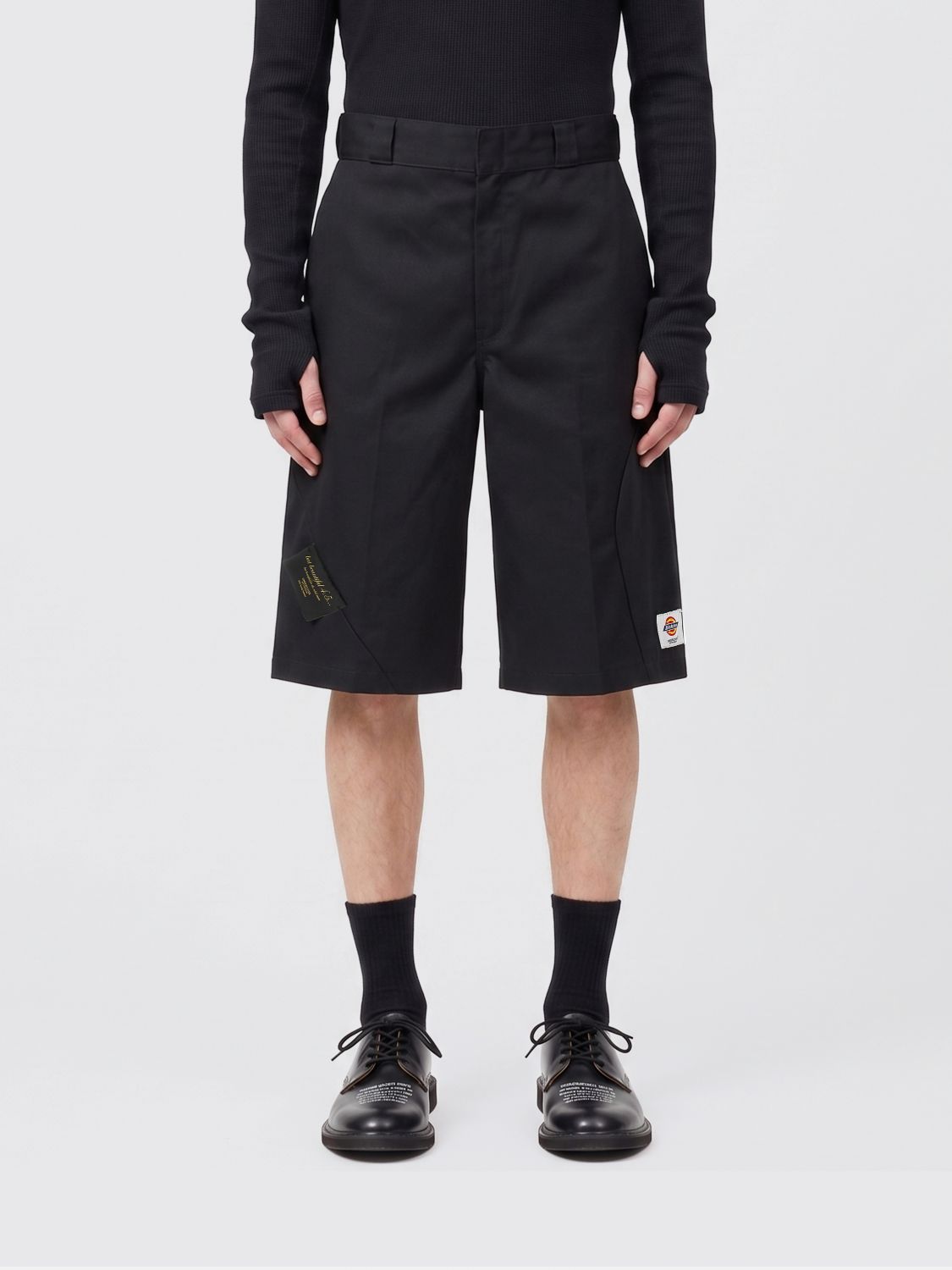 UNDERCOVER Cotton-Blend Chino Shorts with Belt Loops and Slash Pockets　UNDERCOVER ベルトループとスラッシュポケット付きコットンブレンドチノショーツ UNDERCOVER