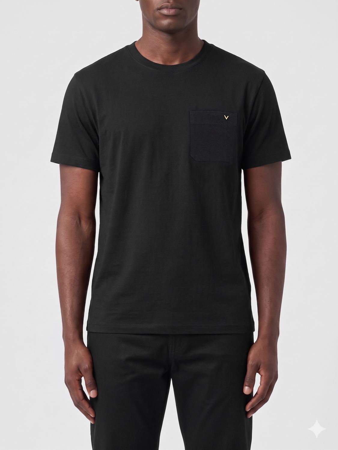 VALENTINO GARAVANI T-Shirt Men color Black　VALENTINO GARAVANI Tシャツ メンズ カラー ブラック VALENTINO
