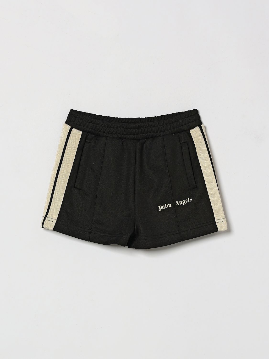 PALM ANGELS Shorts Kids color Black
