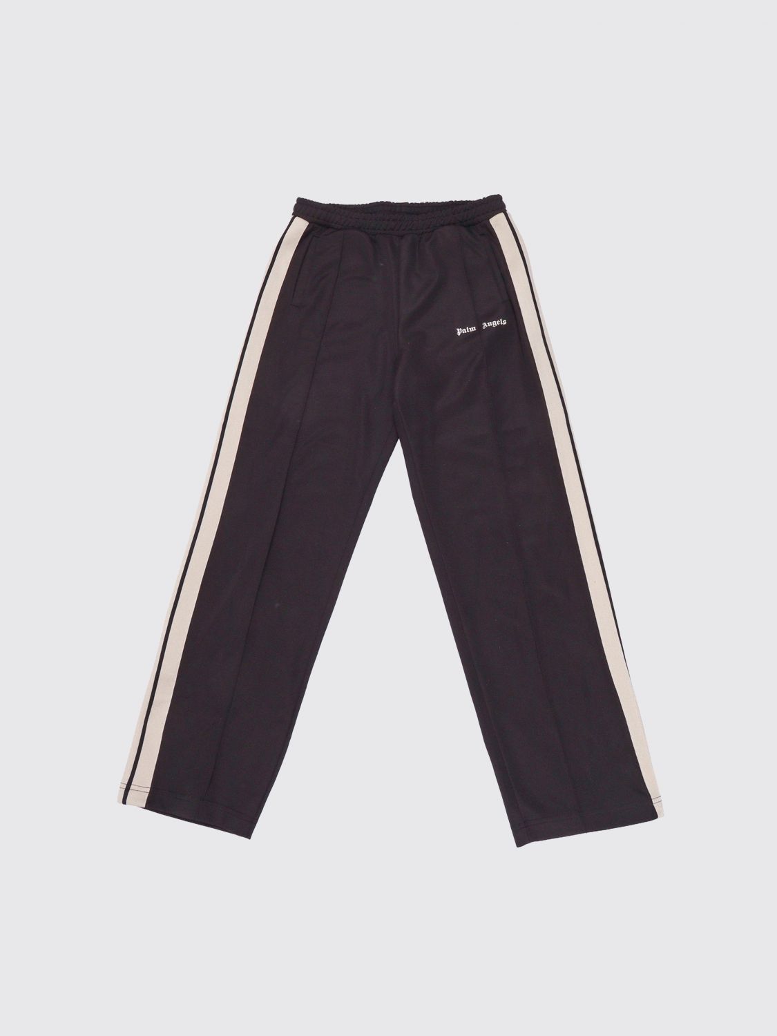PALM ANGELS Drawstring Technical Stretch Fabric Jogging Leggings for Boys　PALM ANGELS ドローストリング テクニカル ストレッチ素材 ジョギング レギンス 男の子用 PALM