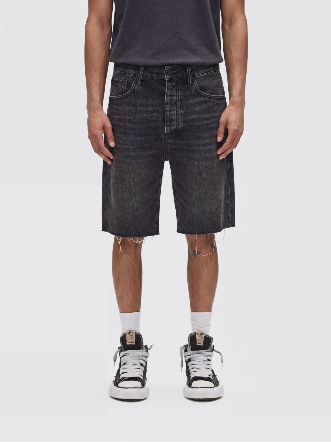 PURPLE Pantaloncini in denim di cotone