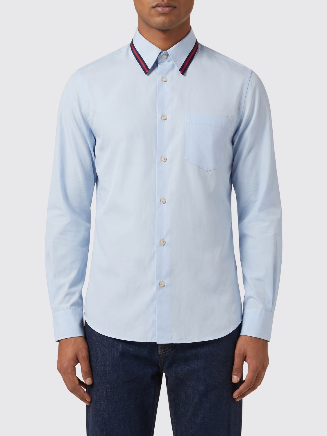 GUCCI Camicia classica in misto cotone
