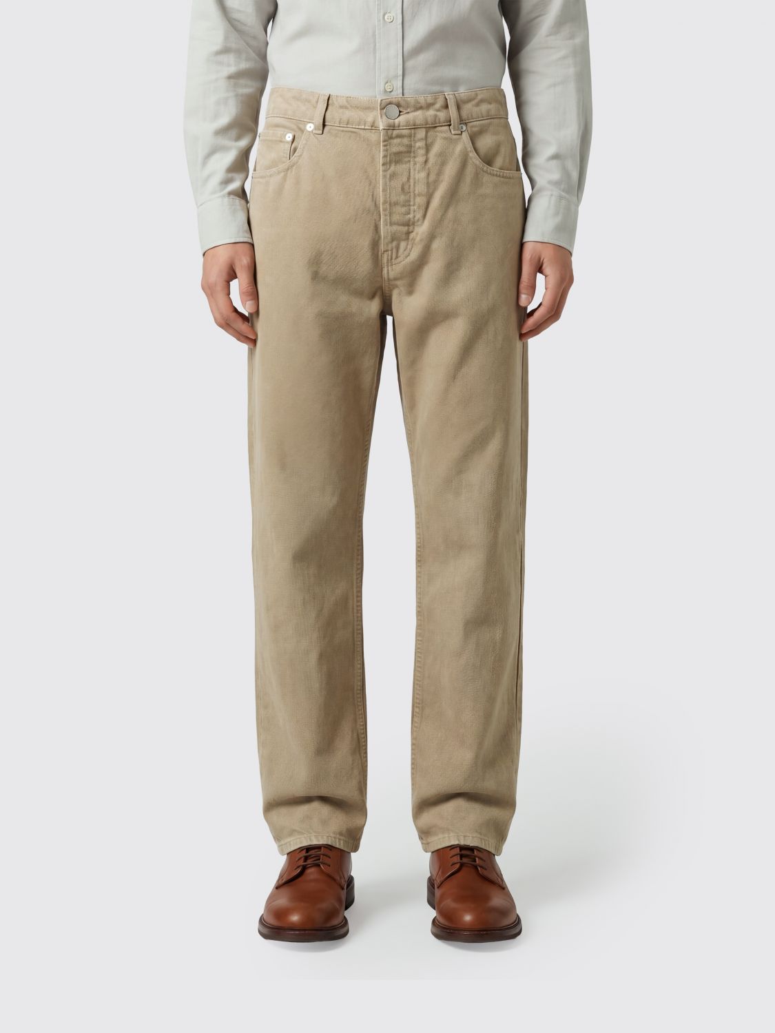 AMI PARIS Jeans Men color Beige