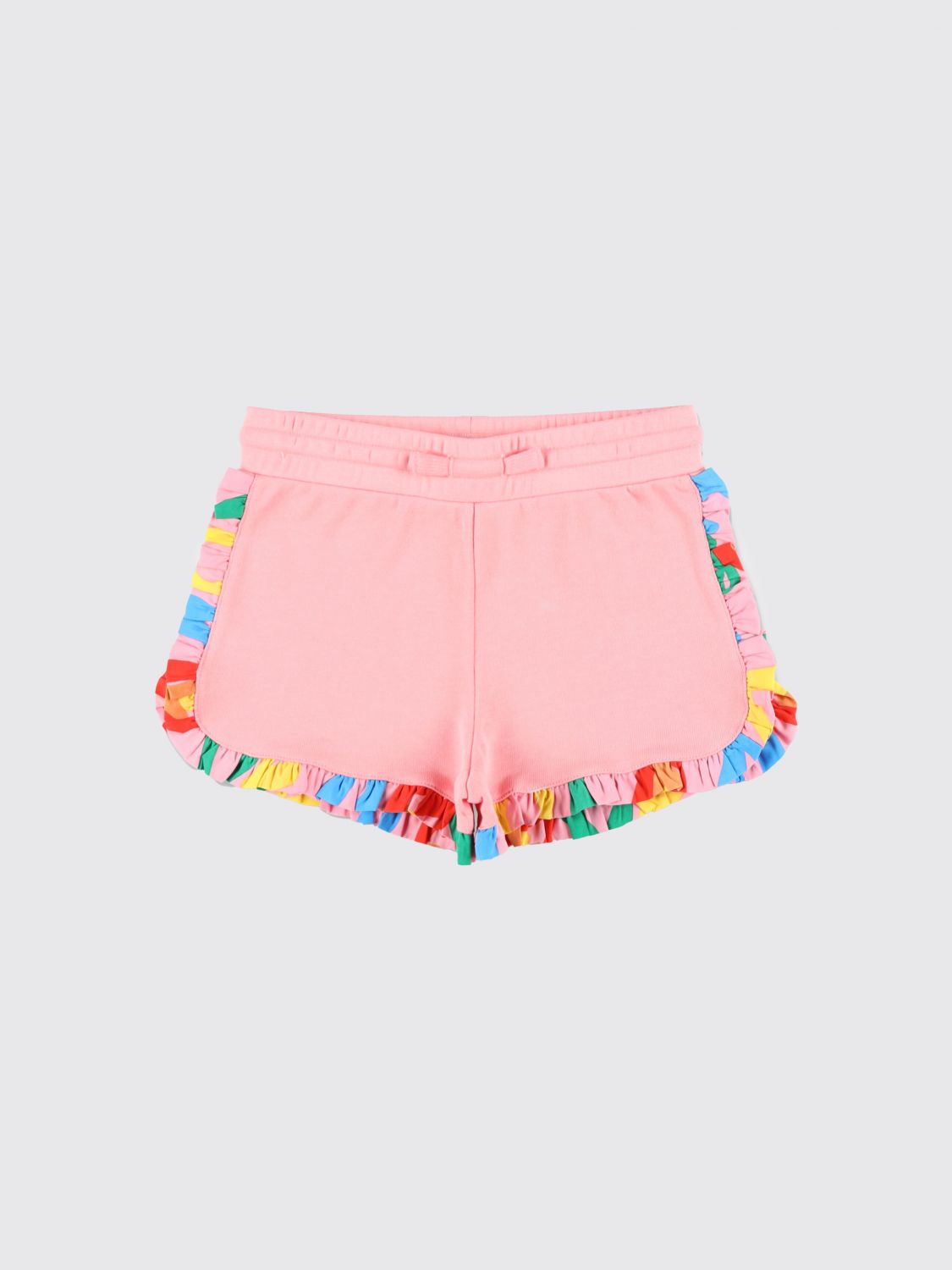 STELLA MCCARTNEY KIDS Girl's Cotton Jogging Shorts with Ruffles　STELLA MCCARTNEY KIDS ガールズ フリル付きコットン ジョギング ショーツ STELLA