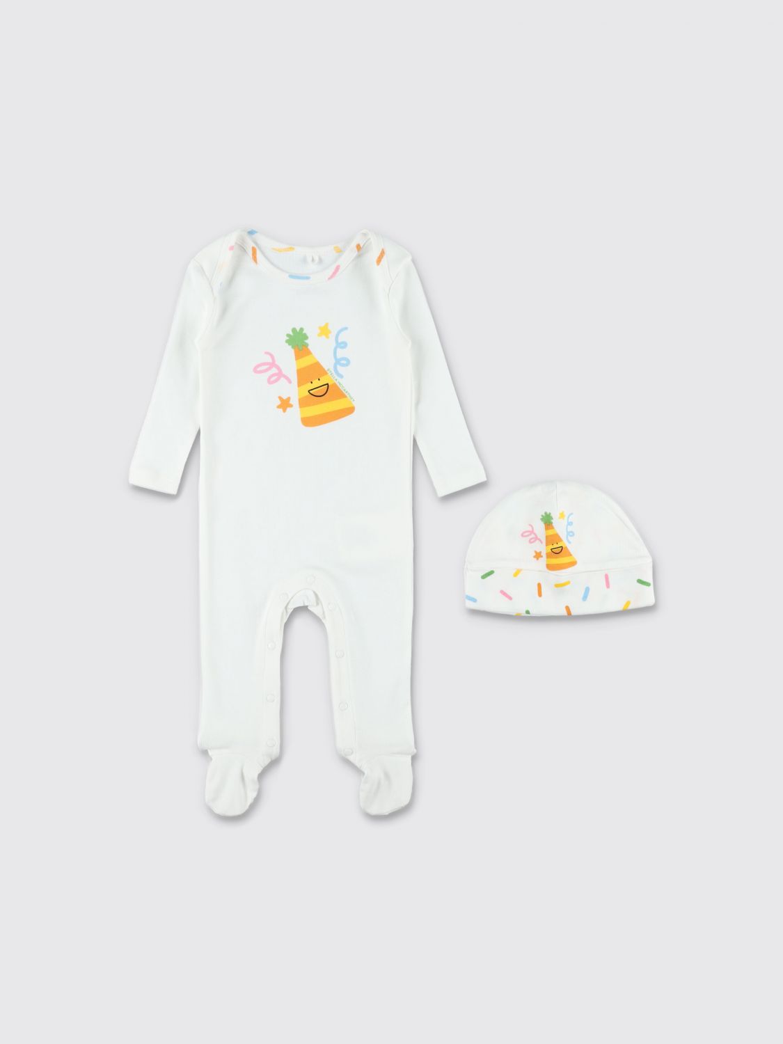 STELLA MCCARTNEY KIDS Boy's 2-Piece Graphic Print Cotton Set with Feet　STELLA MCCARTNEY KIDS ボーイズ グラフィック プリント コットン 2 点セット 足付き STELLA