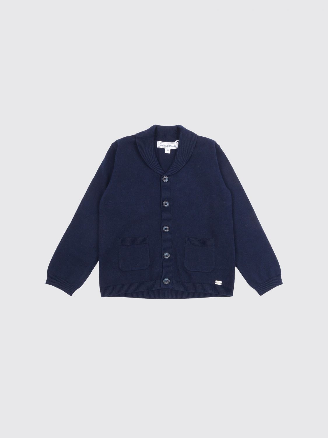 TARTINE ET CHOCOLAT Gilet Bambino colore Blue