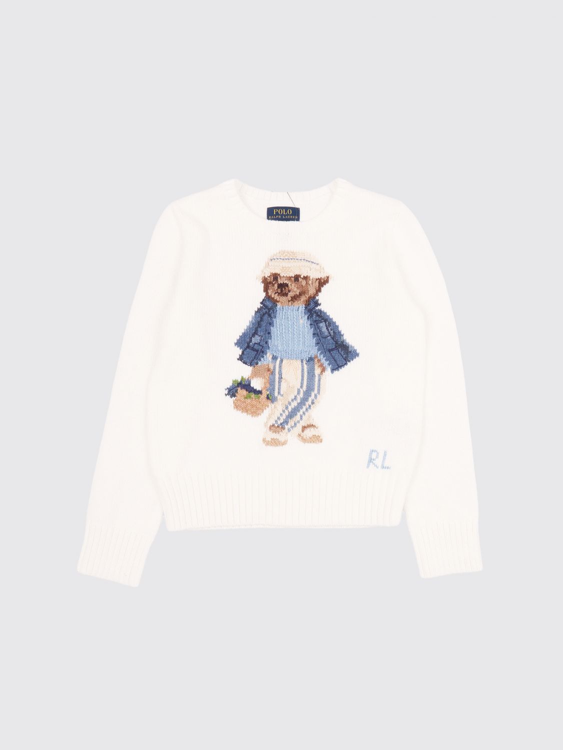 POLO RALPH LAUREN Maglia in cotone Teddy