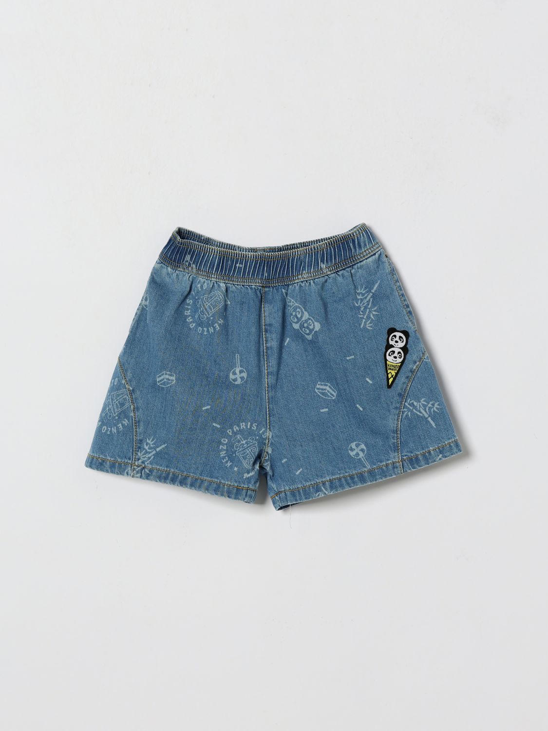 KENZO KIDS Pantaloncini Bambino colore Denim