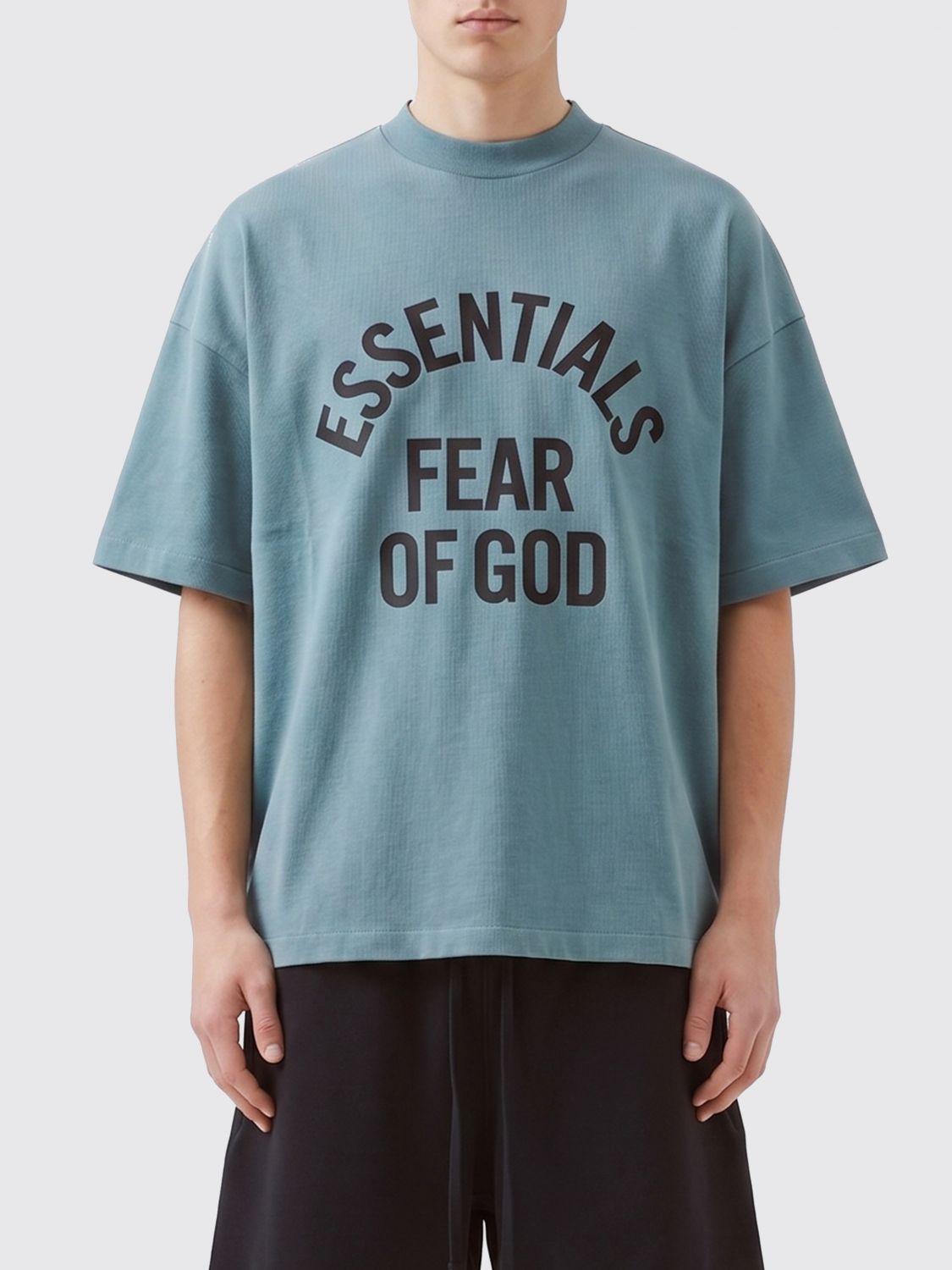 FEAR OF GOD ESSENTIALS Relaxed Fit T-Shirt aus Baumwolle mit Kontrastlogo