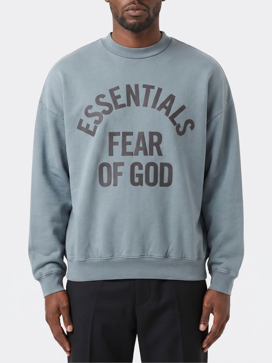 FEAR OF GOD ESSENTIALS Relaxed Fit Cotton Crewneck Sweatshirt　FEAR OF GOD ESSENTIALS リラックスフィット コットン クルーネック スウェットシャツ FEAR