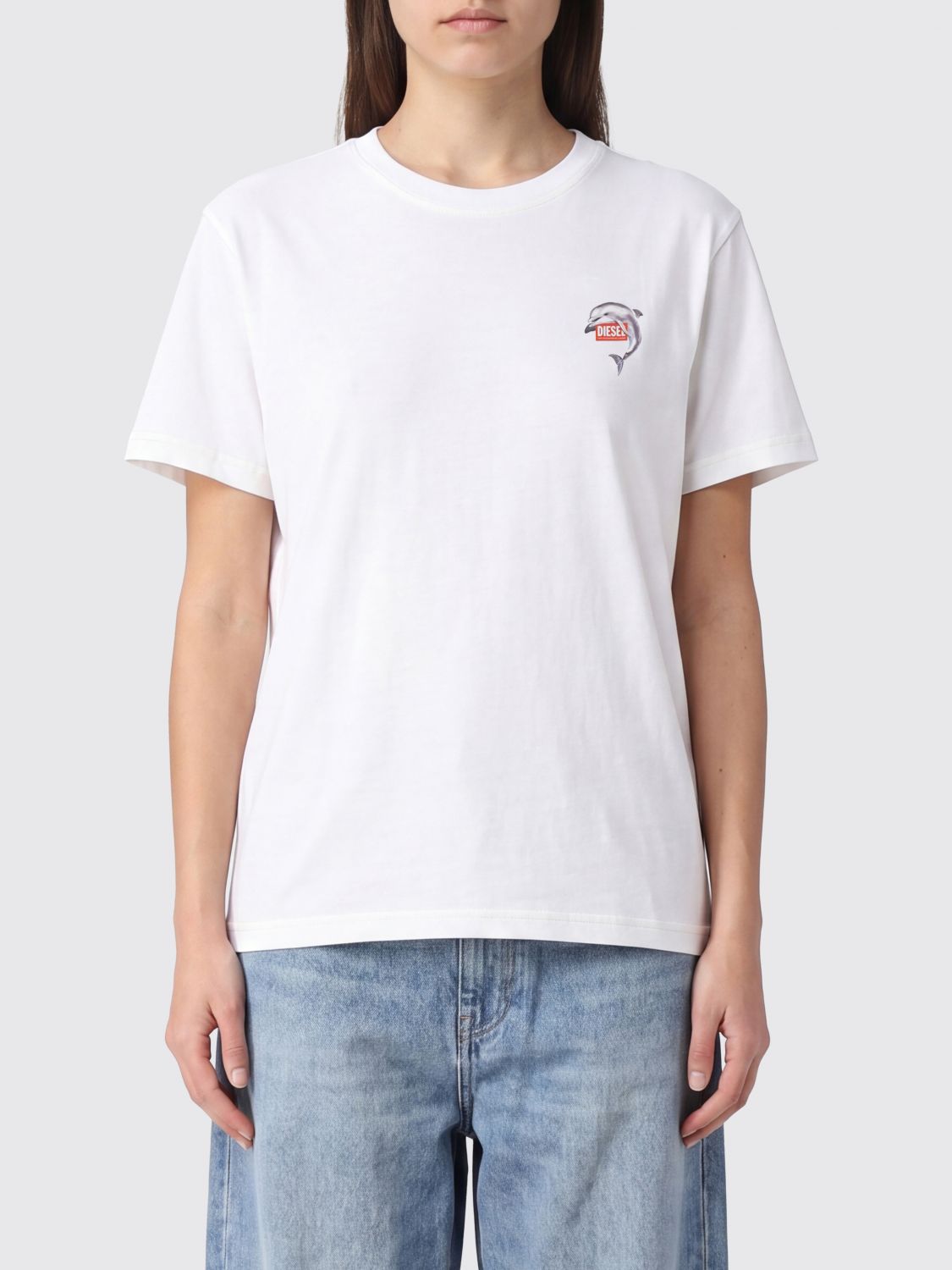 DIESEL T-shirts in cotone con logo