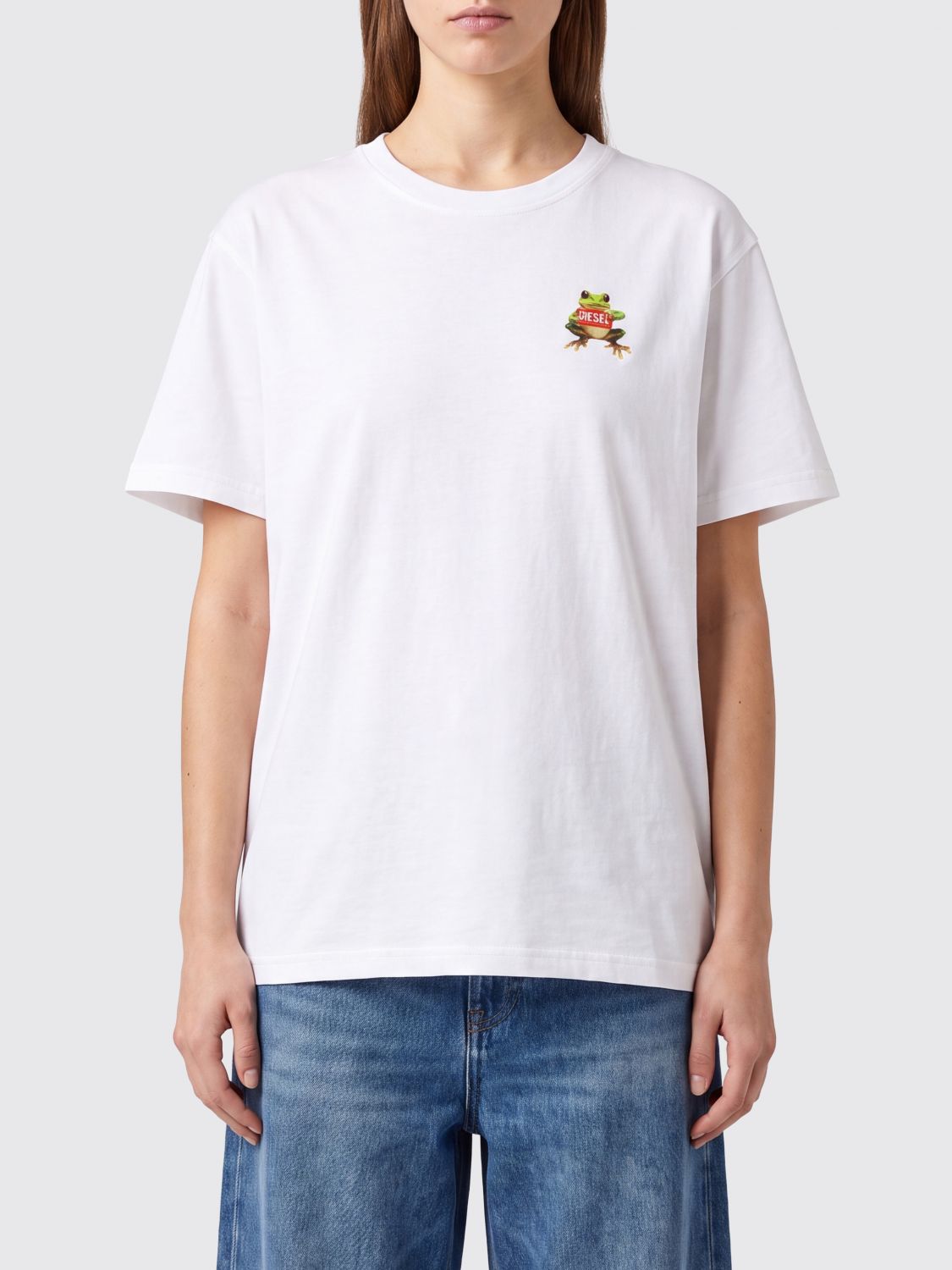 DIESEL T-Shirt Woman color White
