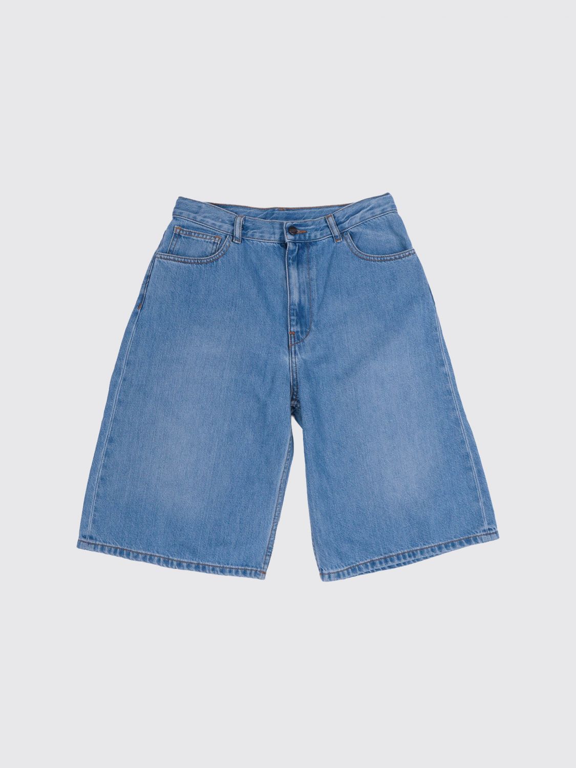 PALM ANGELS Pants Kids color Gnawed Blue