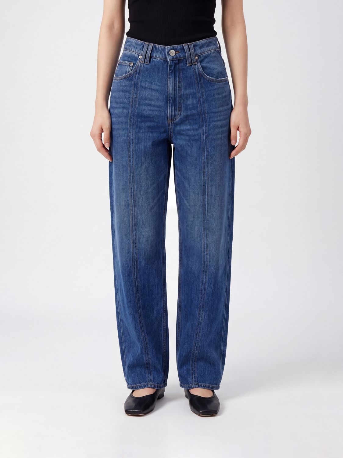 SPORTMAX Jeans Woman color Blue