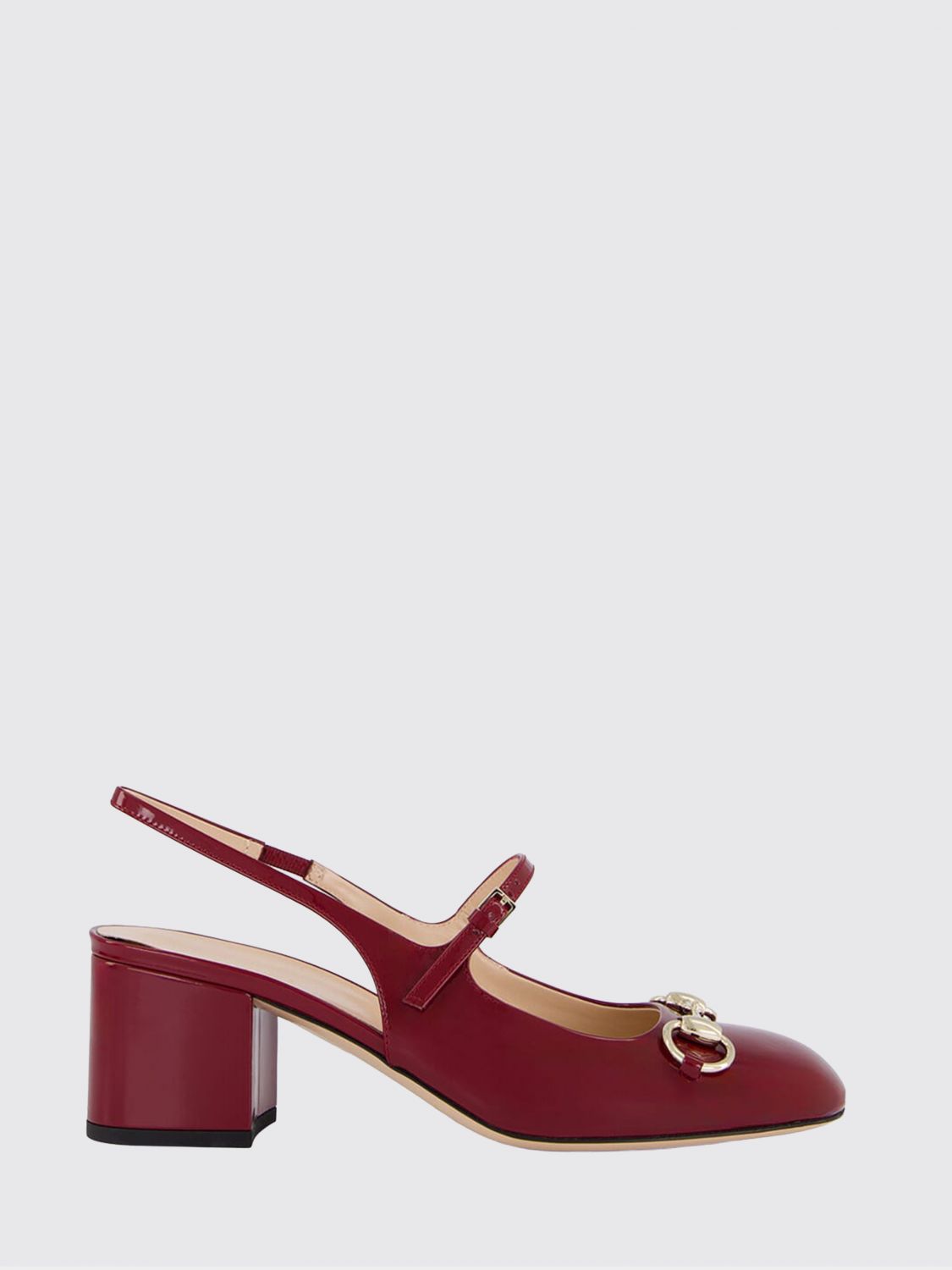 GUCCI Pump in pelle con morsetto Horsebit
