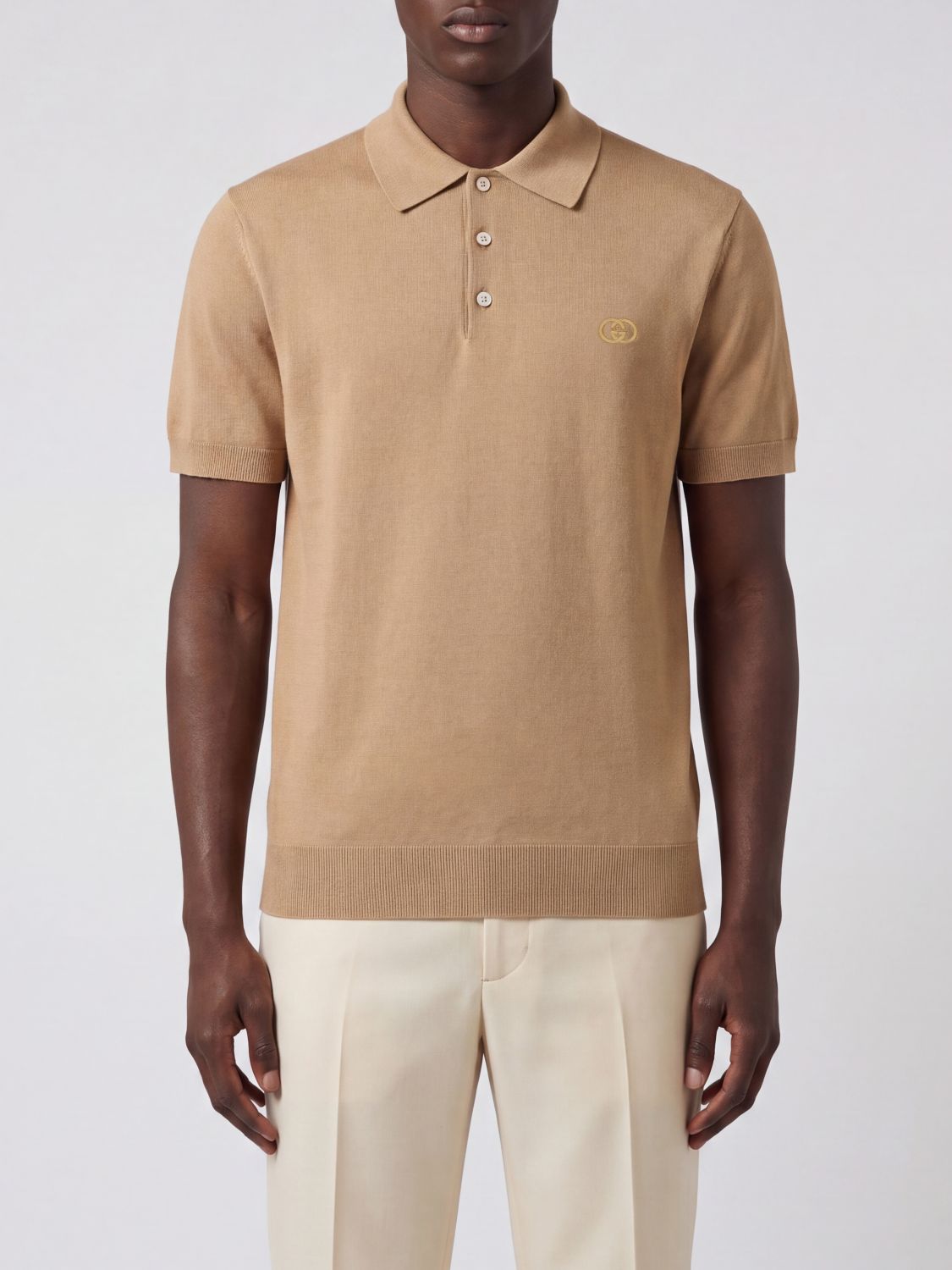 GUCCI T-Shirt Uomo colore Marrone