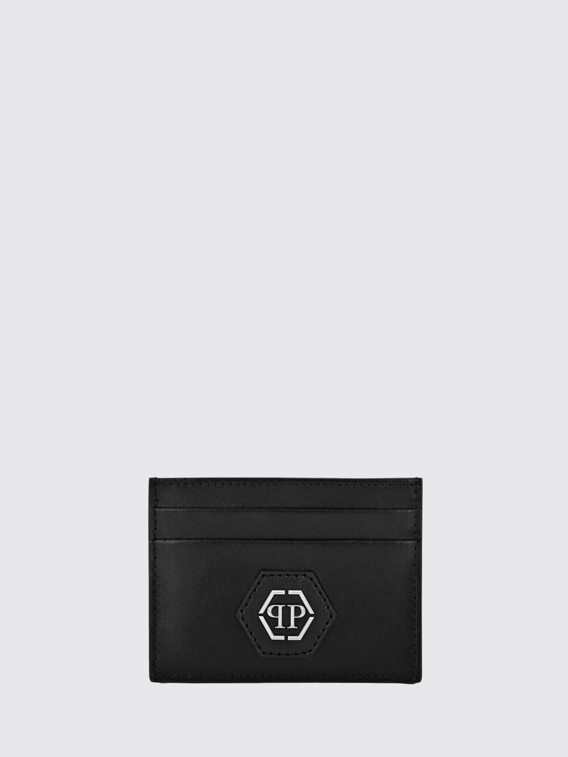 PHILIPP PLEIN PP calfskin card holder