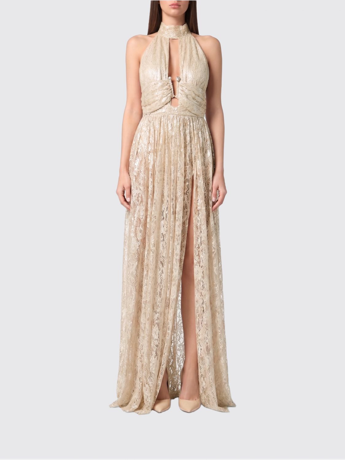 Philipp Plein Lace Long Dress