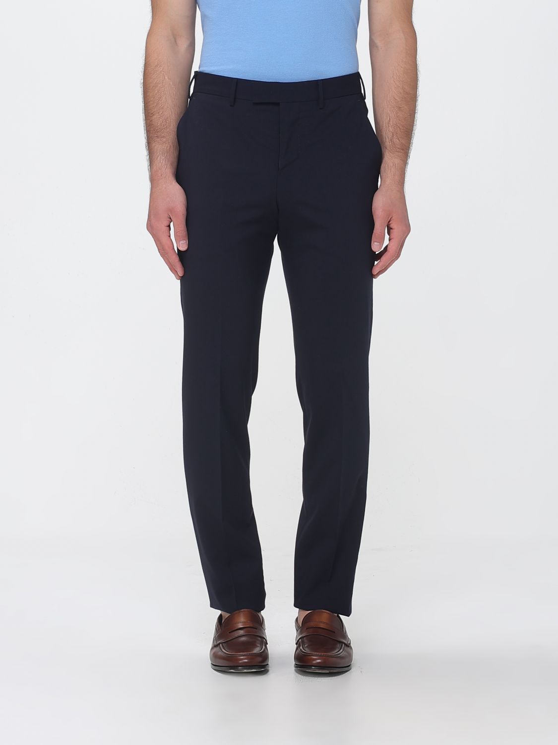 Pt Torino Wool Blend Tailored Trousers