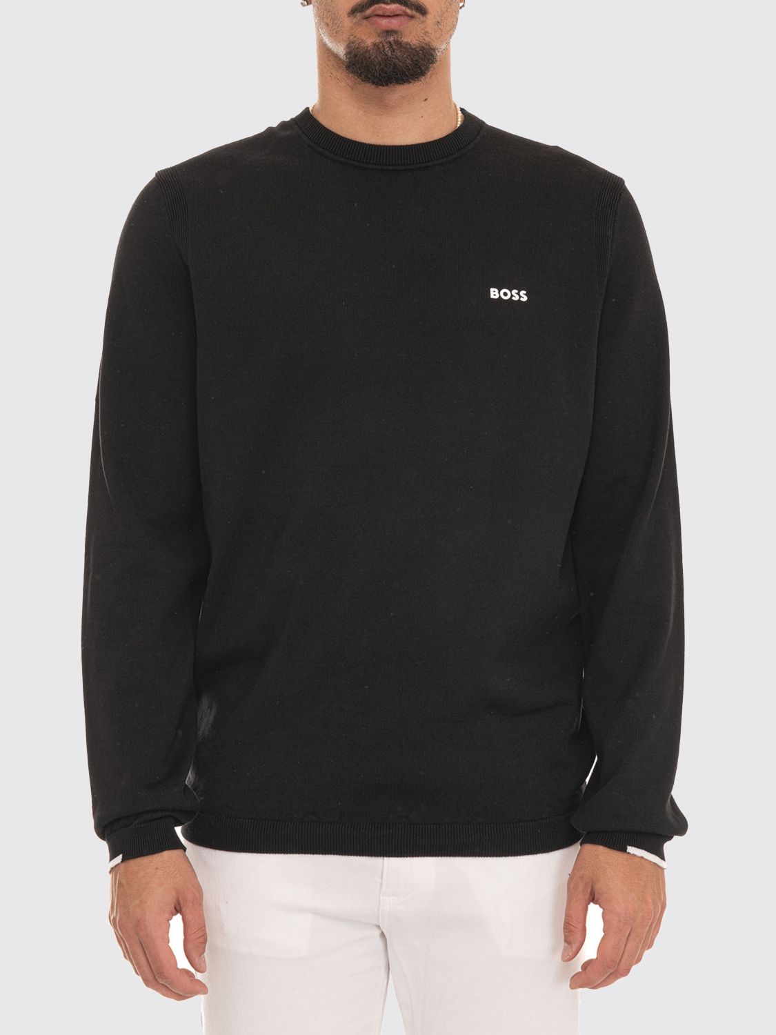 BOSS Sweater Men color Black