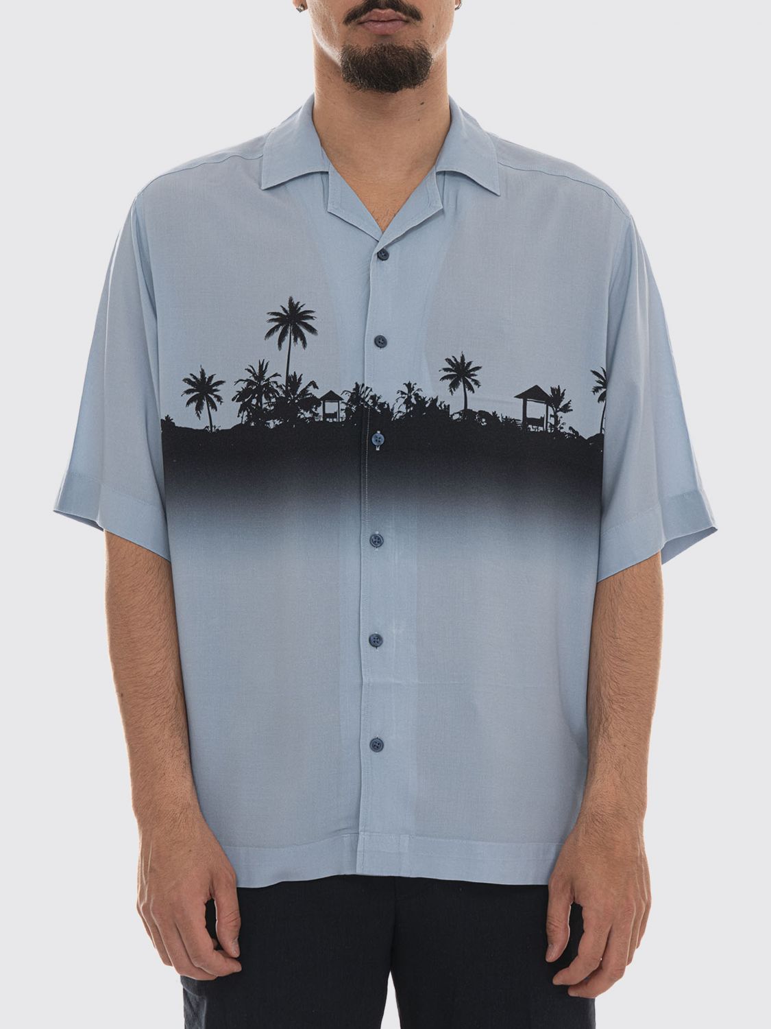 BOSS Polo Uomo colore Celeste